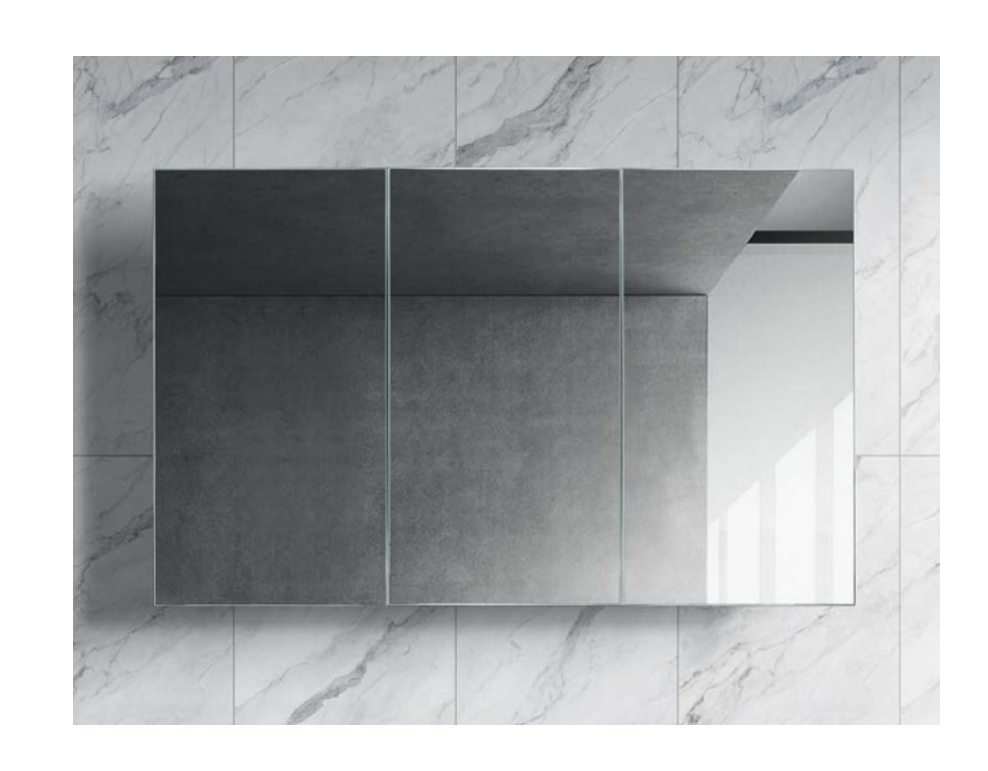 1200mm Prime Oak Shaving Mirror Cabinet