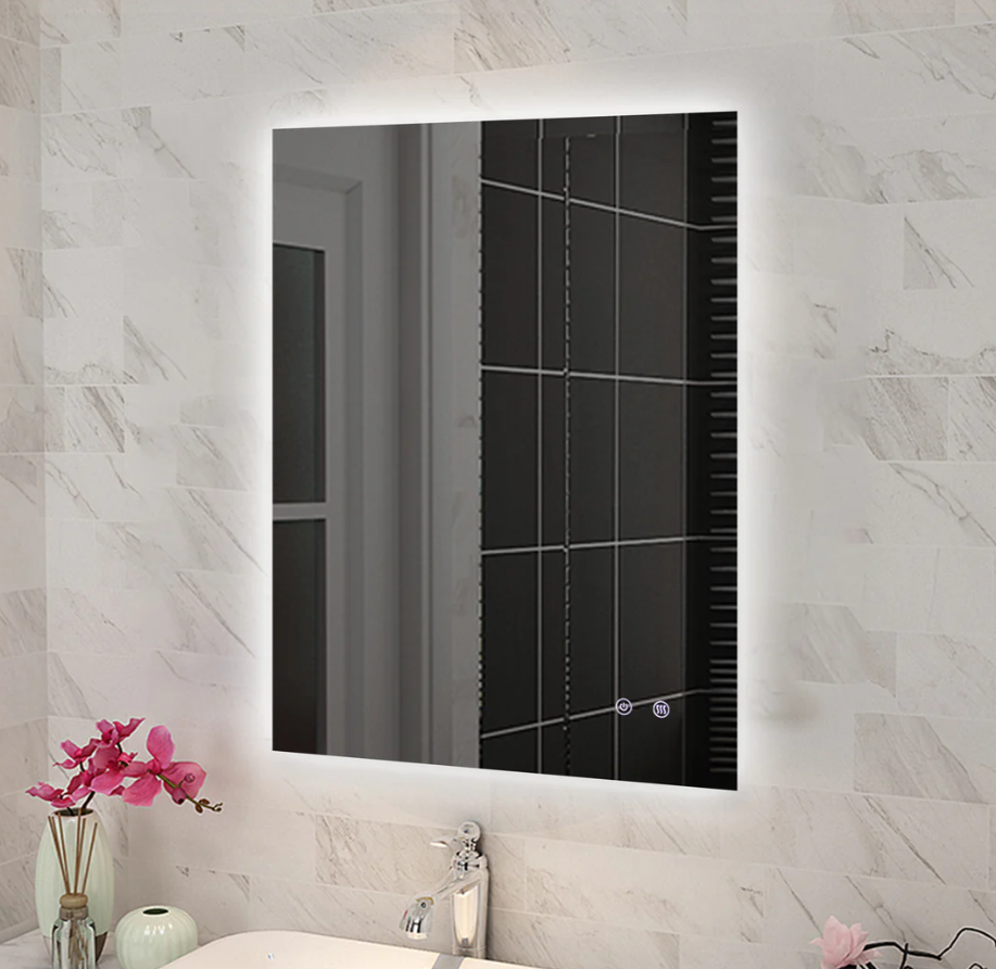 600x750mm Rectangle 3 Color Lighting LED Mirror Touch Sensor