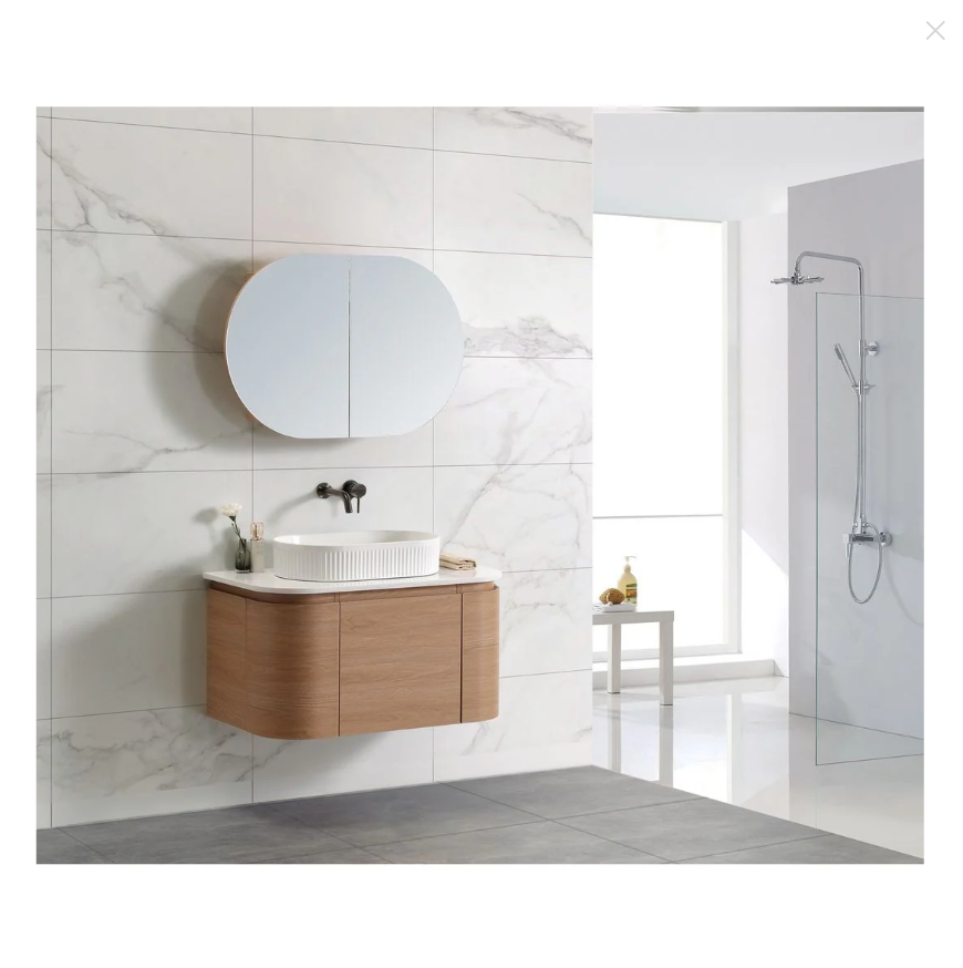 900x600mm MILAN Mirror Shaving Cabinet