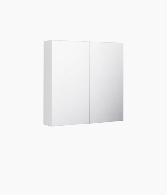 900mm Matte White Shaving Mirror Cabinet