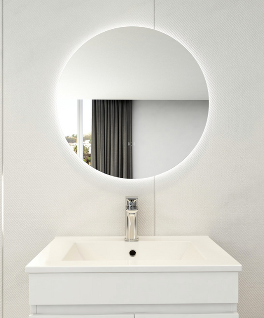750mm ROUND LED FRAMELESS MIRROR