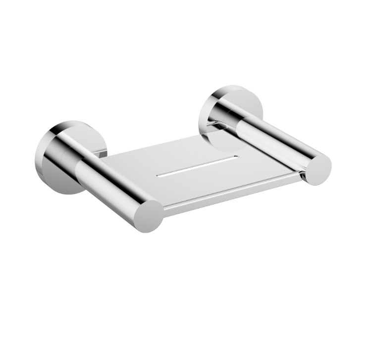 Nouveau Round Slimline Soap Holder - Available in 6 colours