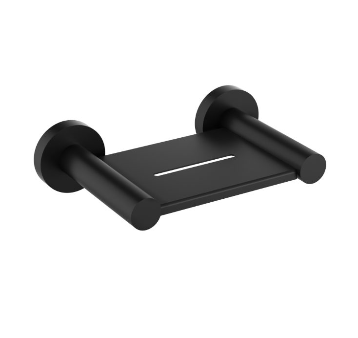 Nouveau Round Slimline Soap Holder - Available in 6 colours