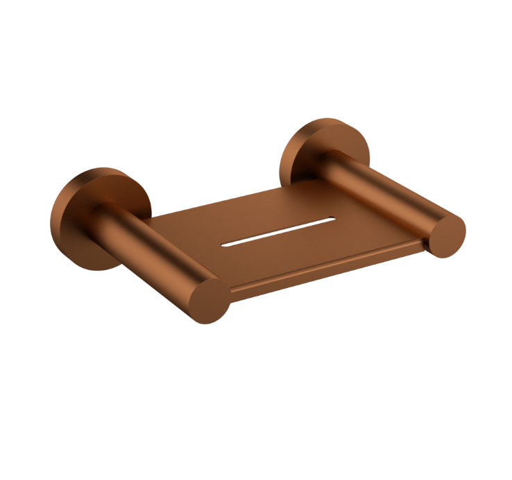 Nouveau Round Slimline Soap Holder - Available in 6 colours