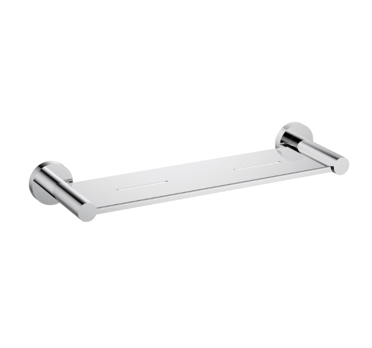 Nouveau Round Slimline Shower Shelf - Available in 6 colours