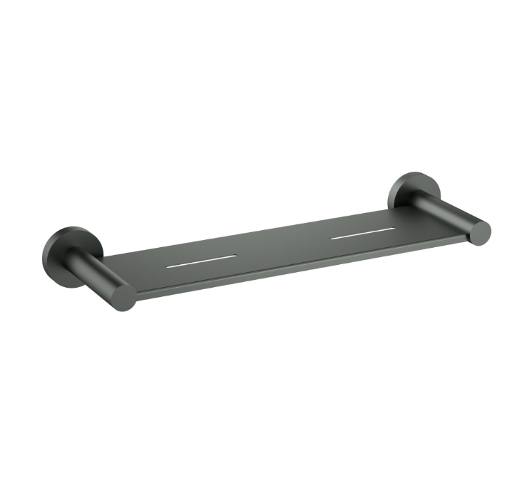 Nouveau Round Slimline Shower Shelf - Available in 6 colours