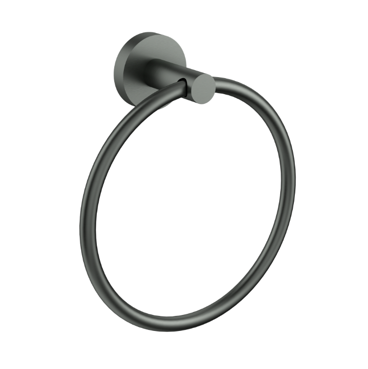Nouveau Round Slimline Towel Ring - Available in 6 colours