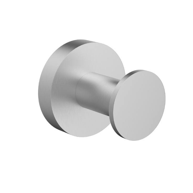 Nouveau Round Slimline Robe Hook - Available in 6 colours