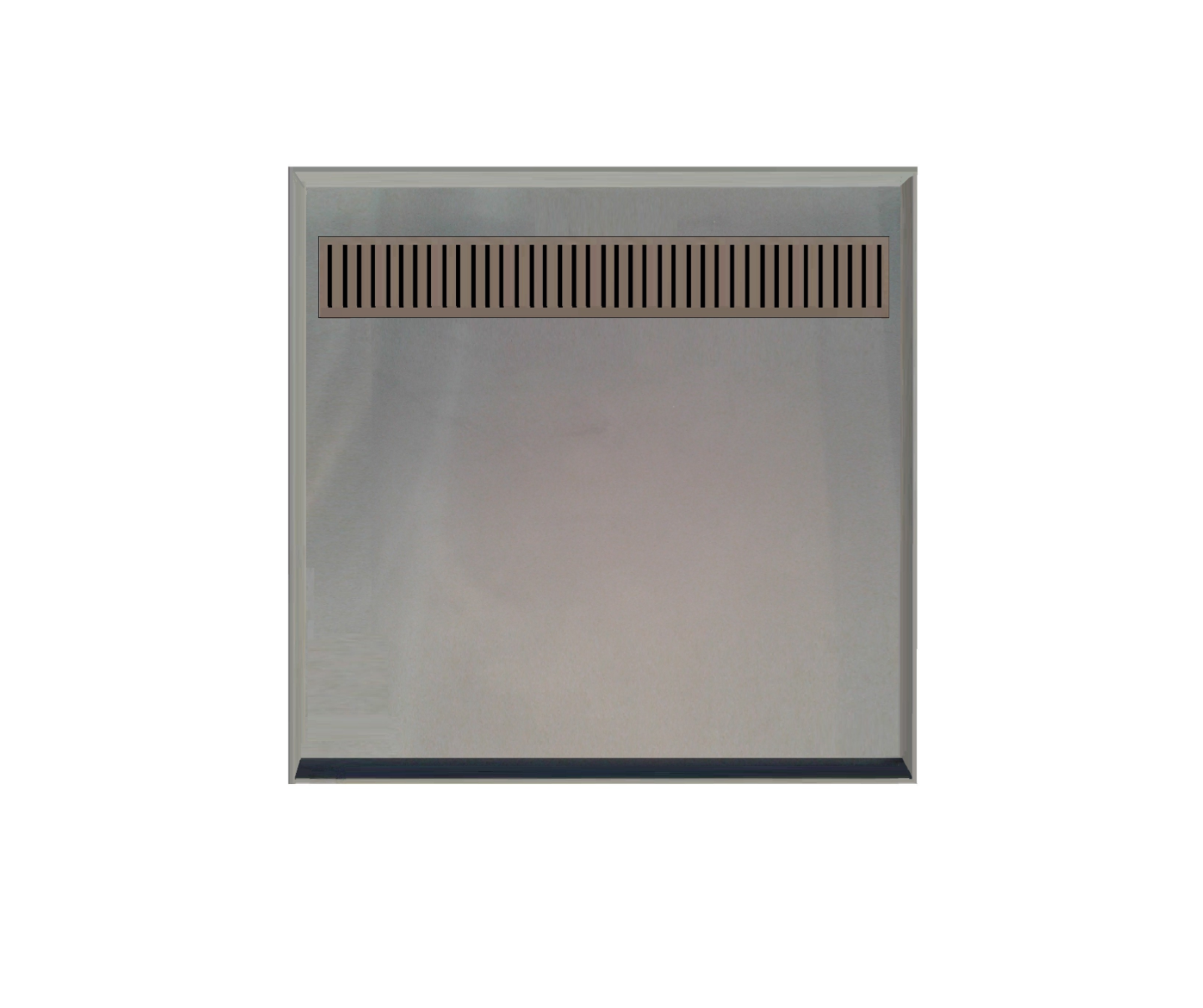 895x895x60mm SMC Tile Tray with Channel