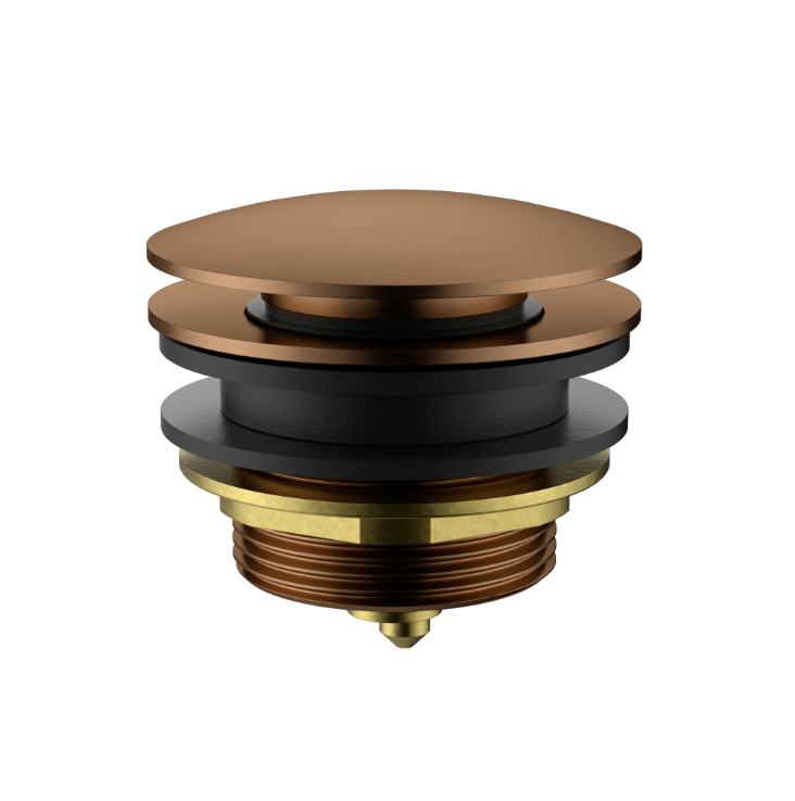 40mm Bath Pop-Up Plug With Removable Waste No Overflow - Available in 7 colours