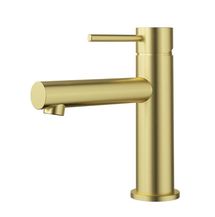 Nouveau Straight Short Basin Mixer - Available in 5 colours