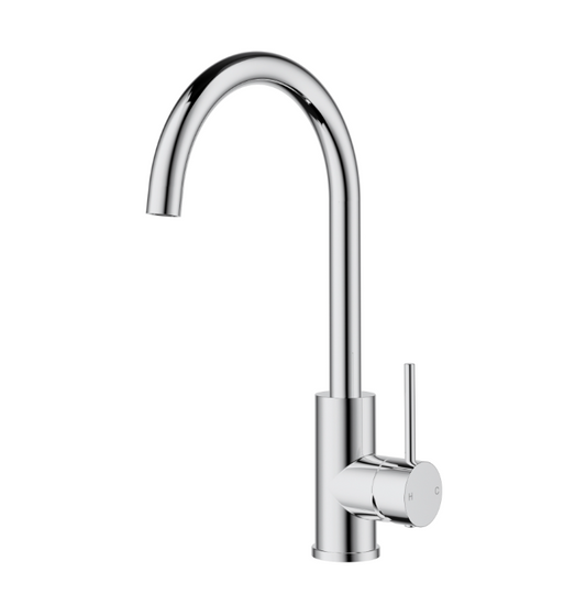 Nouveau Gooseneck Sink Mixer - Available in 6 colours