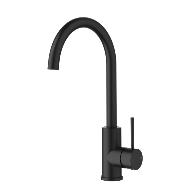 Nouveau Gooseneck Sink Mixer - Available in 6 colours