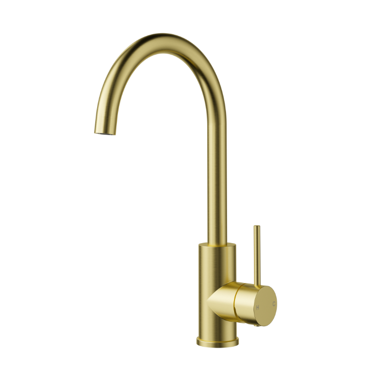 Nouveau Gooseneck Sink Mixer - Available in 6 colours