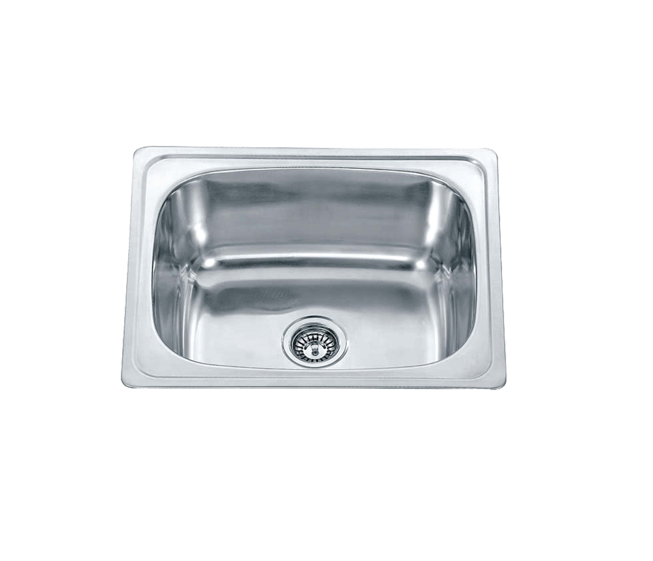 SS A28 Laundry Trough Sink 45L - 610x510x250mm