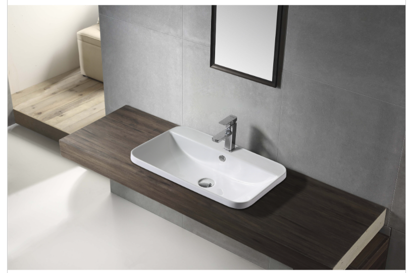 VENICE 600 Semi Insert Basin Gloss White