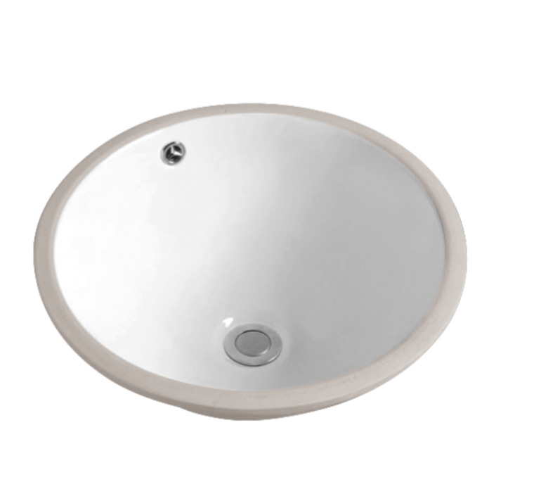 RENO Under Counter Basin 400x400x180mm White Gloss