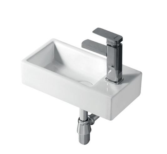 MINI Wall Hung Basin Right Hand Bowl