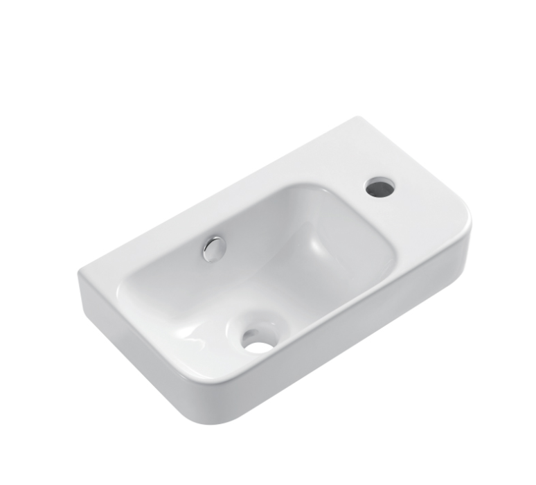 MILAN Wall Hung Basin - Right Hand Tap Hole