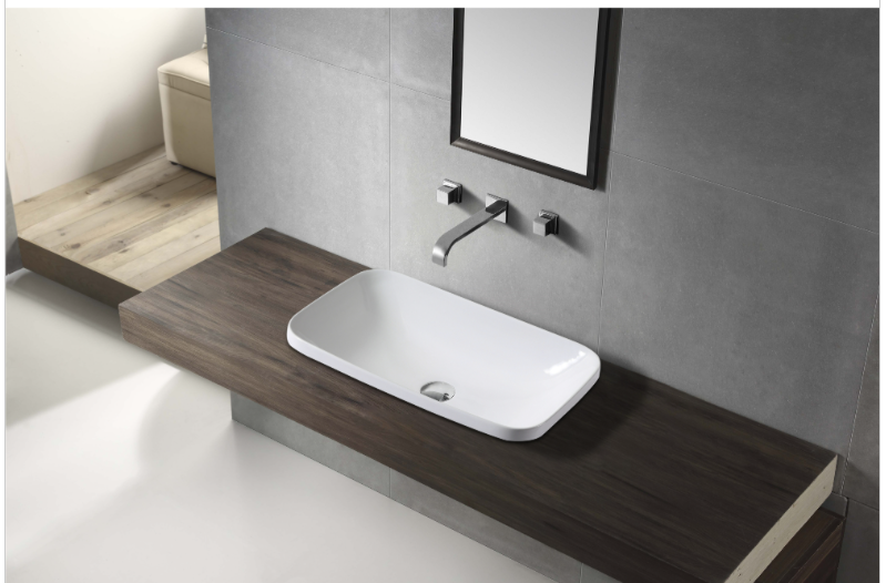 MILAN 600 Semi Insert Basin 600x380x145mm