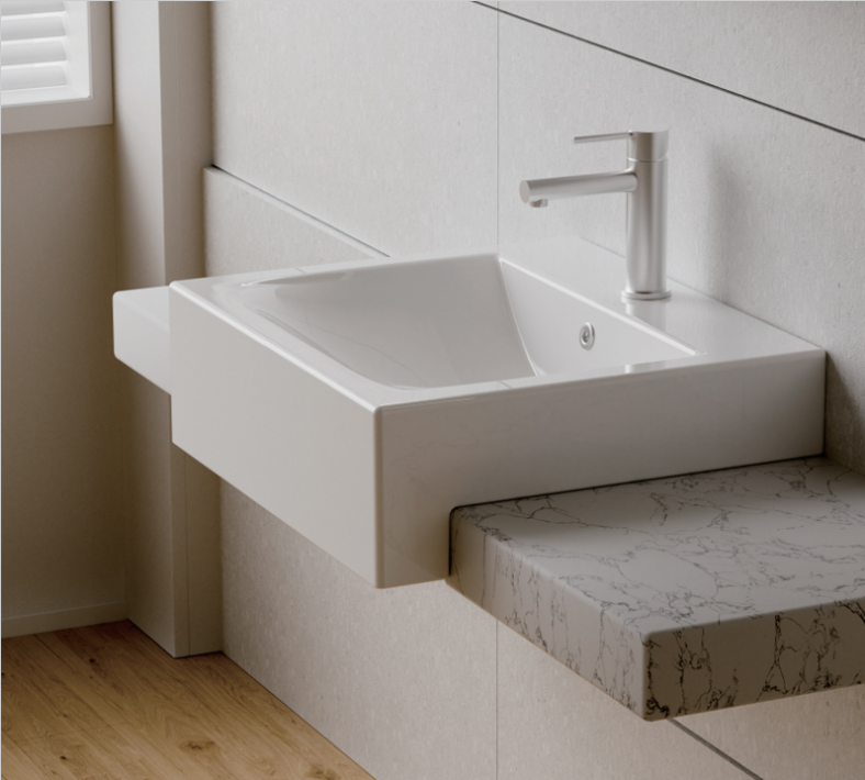 FABBRIS-II Semi-Recess Basin 525x430x160mm