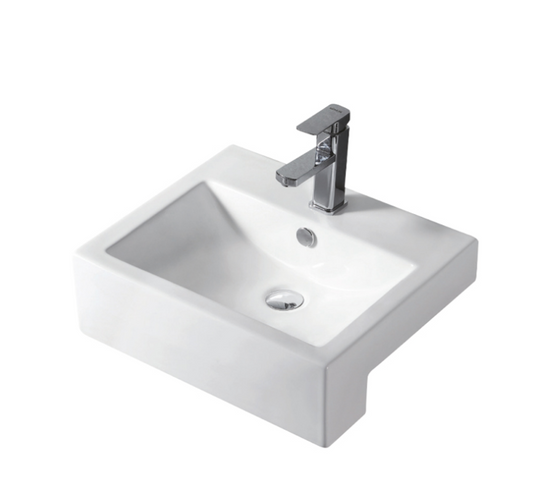 FABBRIS-II Semi-Recess Basin 525x430x160mm