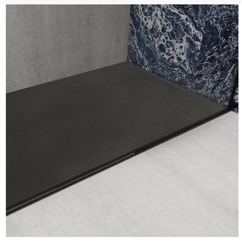 900 x 1600mm Cemento Shower Floor - Available in 4 colours