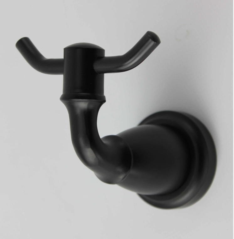 Traditional Sovereign Series  Robe Hook  Chrome & White - Available in 2 Colours