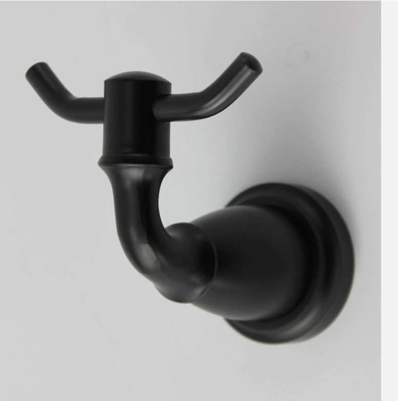 Traditional Sovereign Series  Robe Hook  Chrome & White - Available in 2 Colours