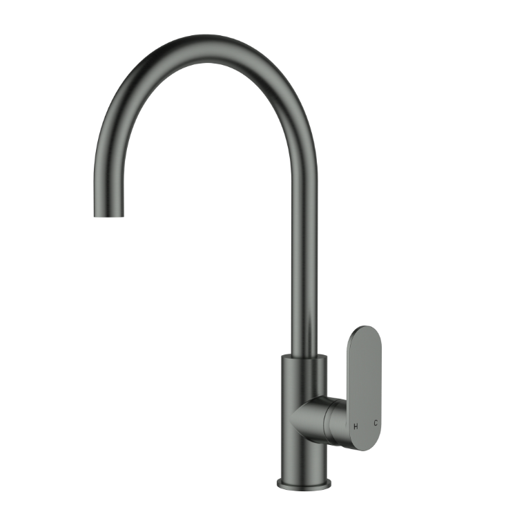 ESORA Slimline Stainless Steel Gooseneck Kitchen &/or Laundry Mixer - Available in 5 Colours