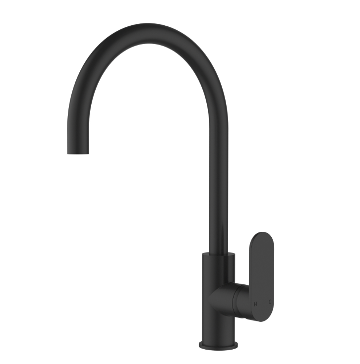 ESORA Slimline Stainless Steel Gooseneck Kitchen &/or Laundry Mixer - Available in 5 Colours