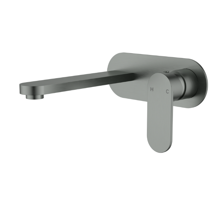 Esora  - Rounded Wall Basin Mixer - Available in 5 Colours
