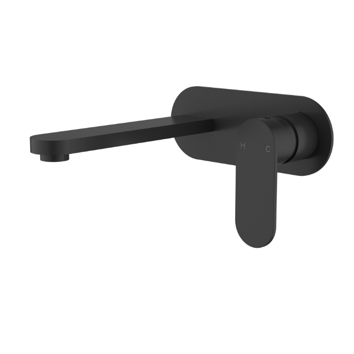 Esora  - Rounded Wall Basin Mixer - Available in 5 Colours