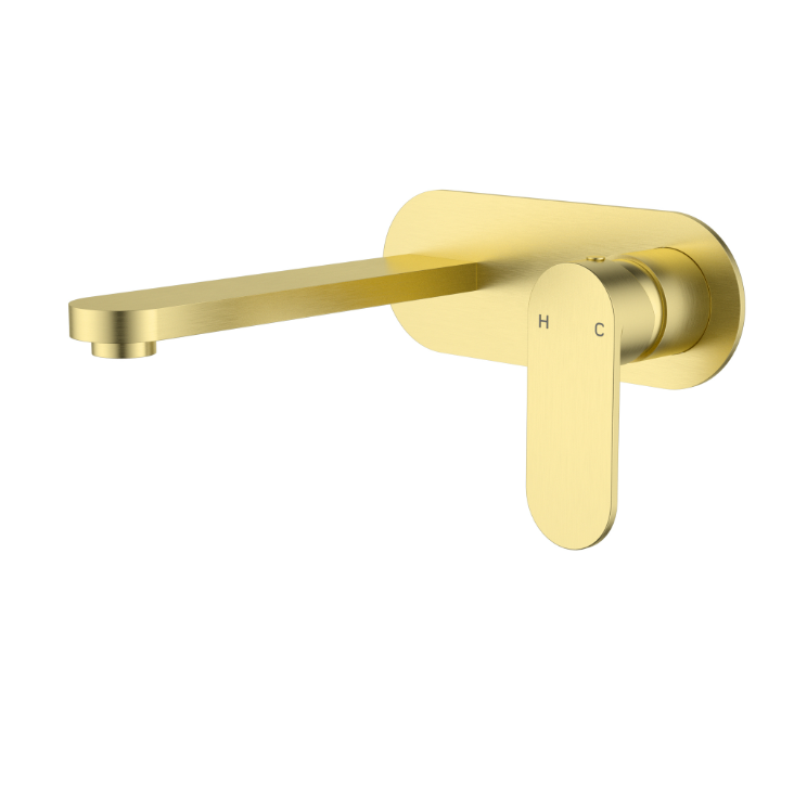 Esora  - Rounded Wall Basin Mixer - Available in 5 Colours