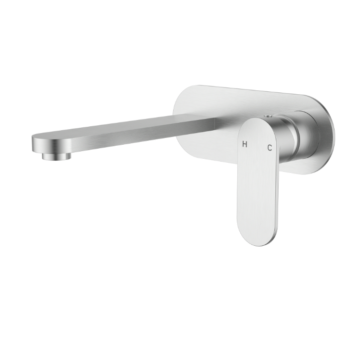 Esora  - Rounded Wall Basin Mixer - Available in 5 Colours