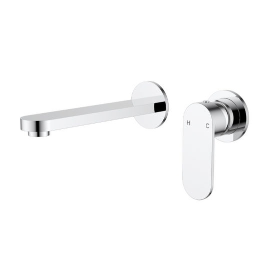 Esora  - Rounded Wall Basin Mixer - Available in 5 Colours