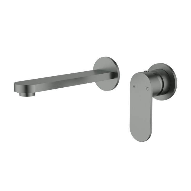 Esora  - Rounded Wall Basin Mixer - Available in 5 Colours