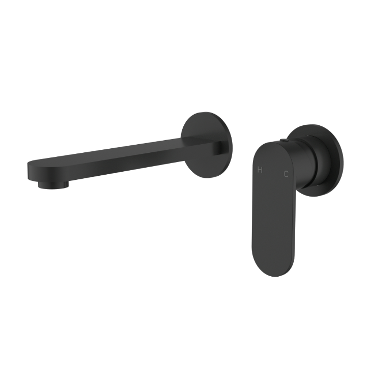 Esora  - Rounded Wall Basin Mixer - Available in 5 Colours