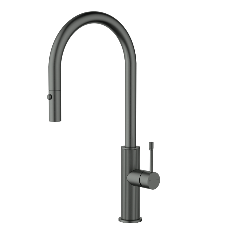 Luxe - Designer Gooseneck Kitchen &/or Laundry Mixer Tap - Available in 4 Colours