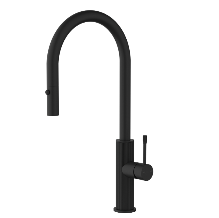Luxe - Designer Gooseneck Kitchen &/or Laundry Mixer Tap - Available in 4 Colours