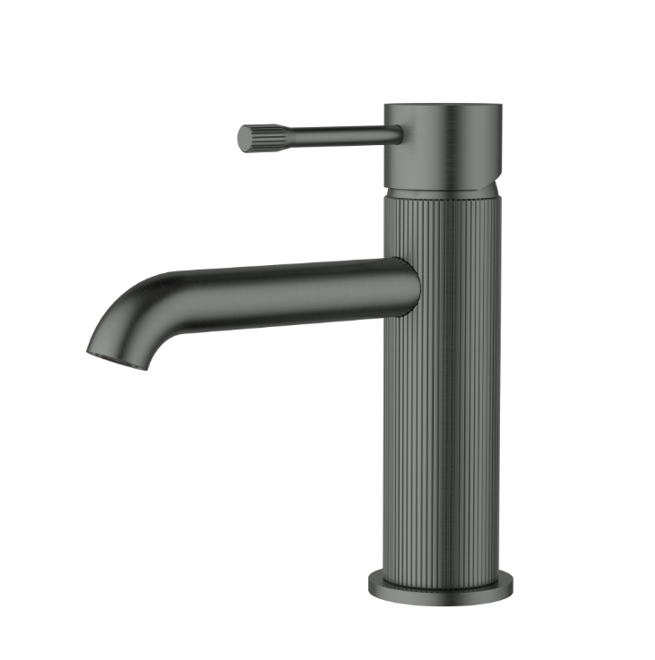 Luxe - Designer Curve Short Basin Mixer - Available in 4 Colours