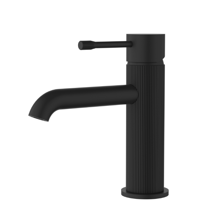 Luxe - Designer Curve Short Basin Mixer - Available in 4 Colours