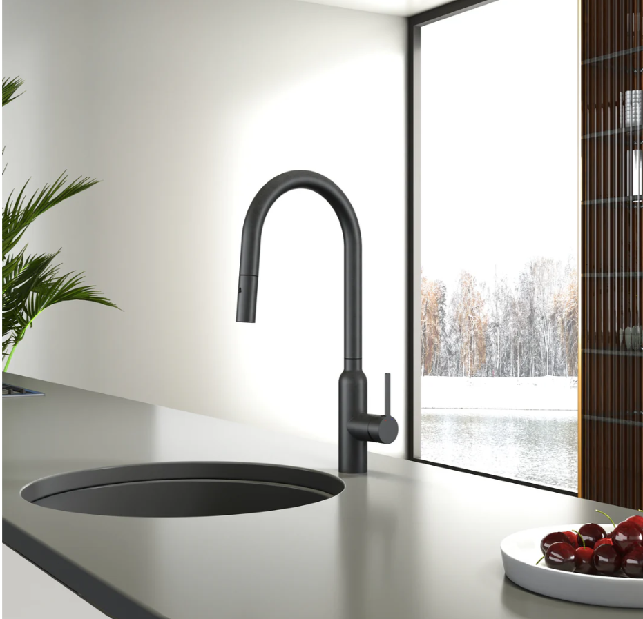 Round Pull Out Kitchen Mixer - Available in 7 Colours
