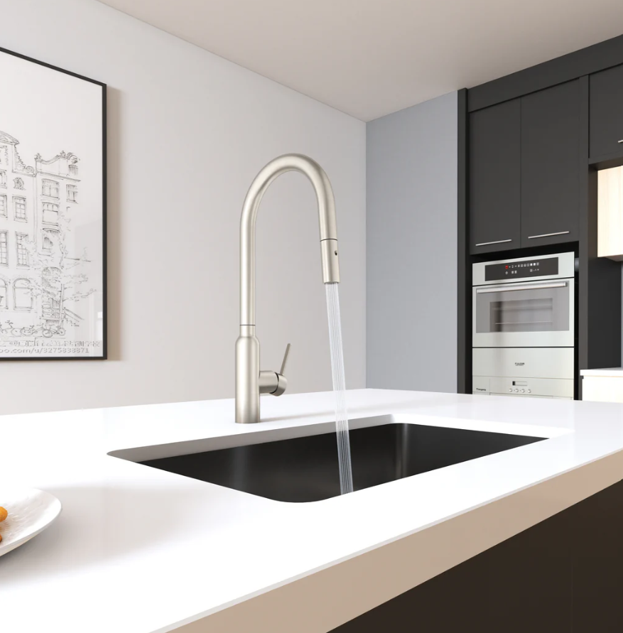 Round Pull Out Kitchen Mixer - Available in 7 Colours