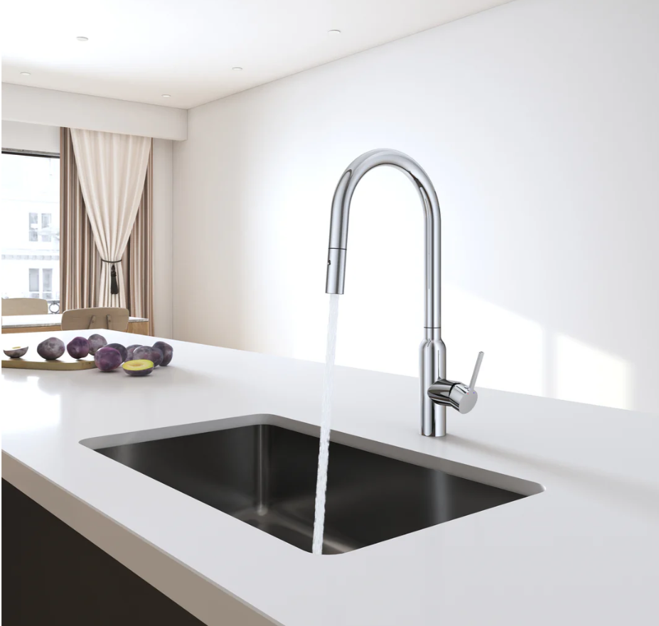 Round Pull Out Kitchen Mixer - Available in 7 Colours
