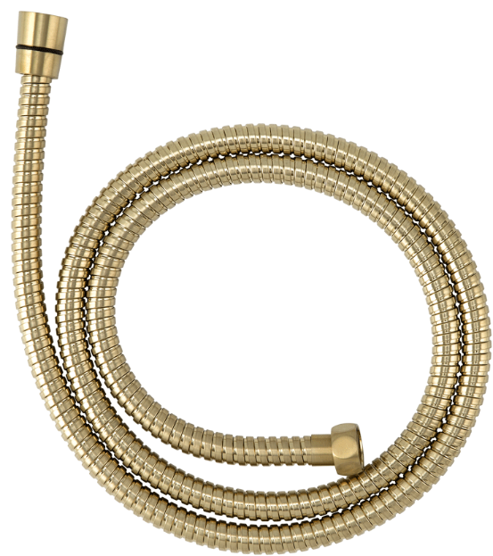 Round Half Shower Rail 200mm head - Available in 5 Colours with SS Hose