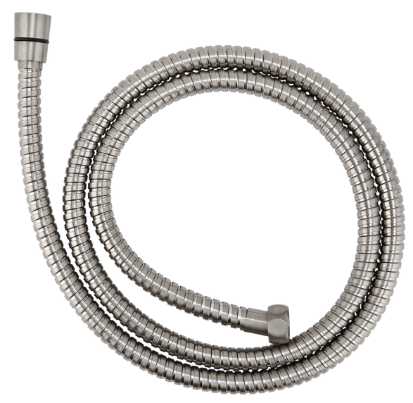 Round Half Shower Rail 200mm head - Available in 5 Colours with SS Hose