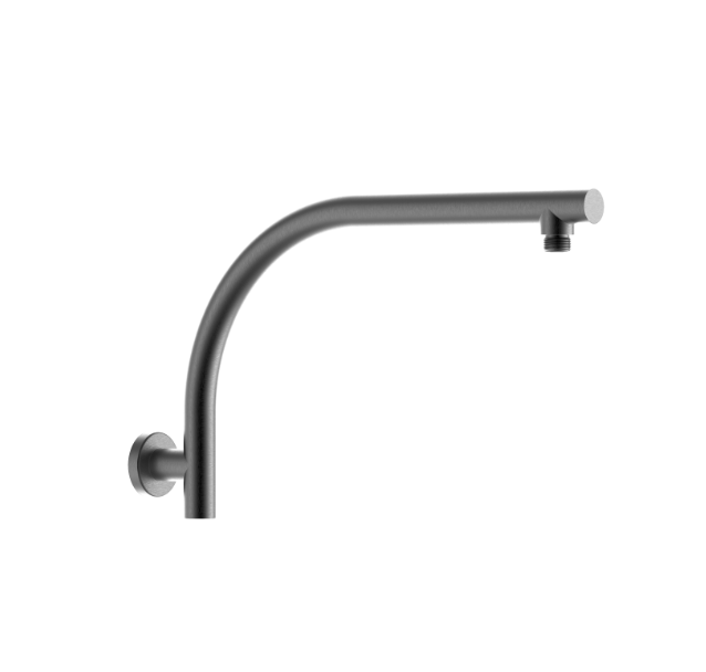 Round Curve Wall Shower Extension Arm - Available in 5 Colours