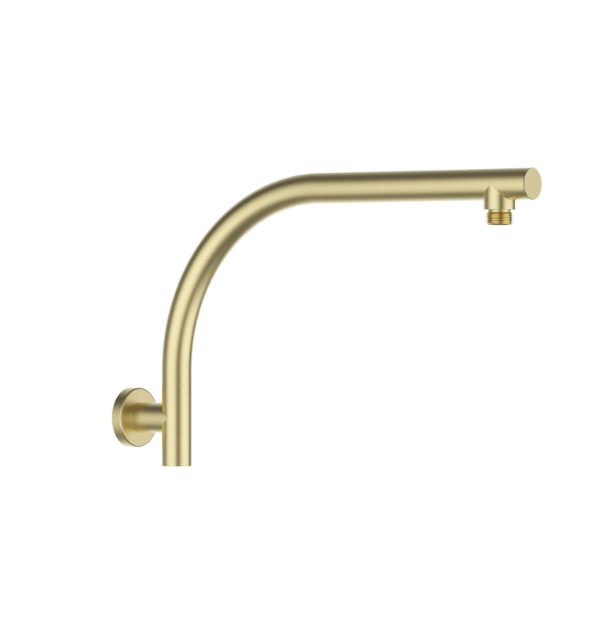 Round Curve Wall Shower Extension Arm - Available in 5 Colours