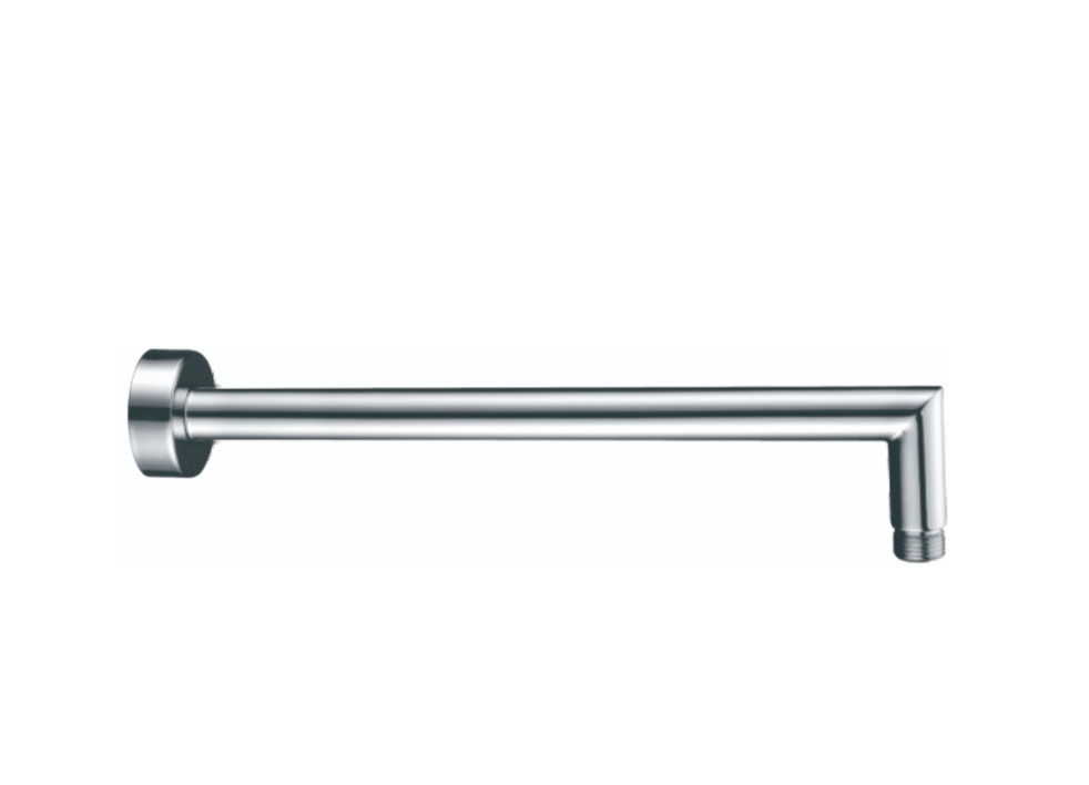 355mm Straight Round Wall Shower Arm - Available in 5 Colours